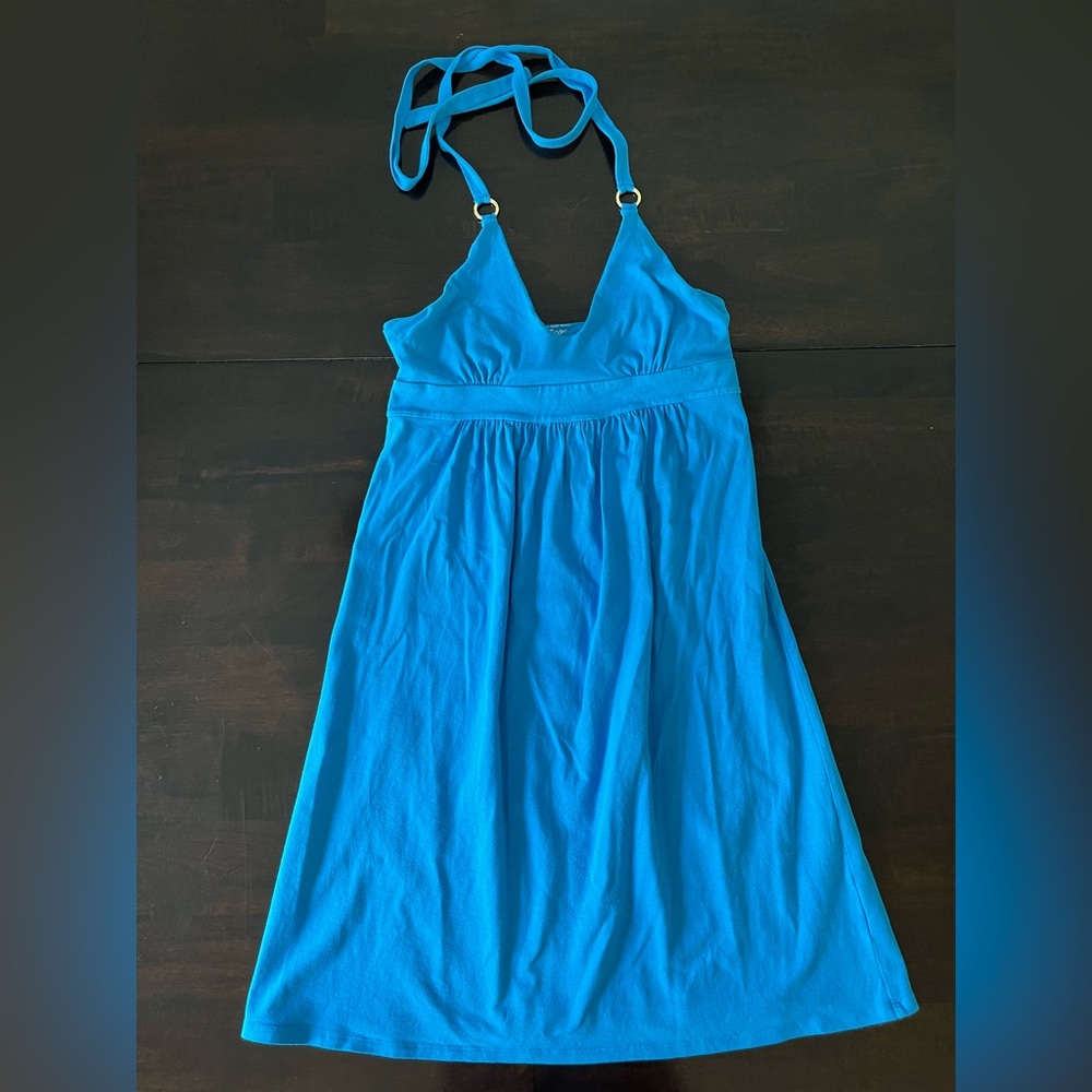 Victoria's Secret Vibrant Blue Halter Dress